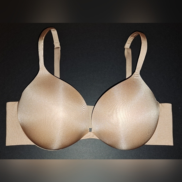 💕 NEW SKIMS Ultimate Padded Plunge Pushup Push Up Teardrop bra Nude Clay 36C - Picture 5 of 12